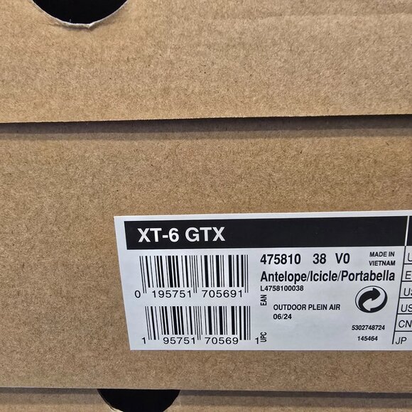 Salomon XT-6 GORE-TEX Antelope Icicle Portabella L47581000 Men's Size 13 NEW - Picture 10 of 15